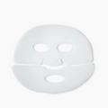 White face mask on a white background