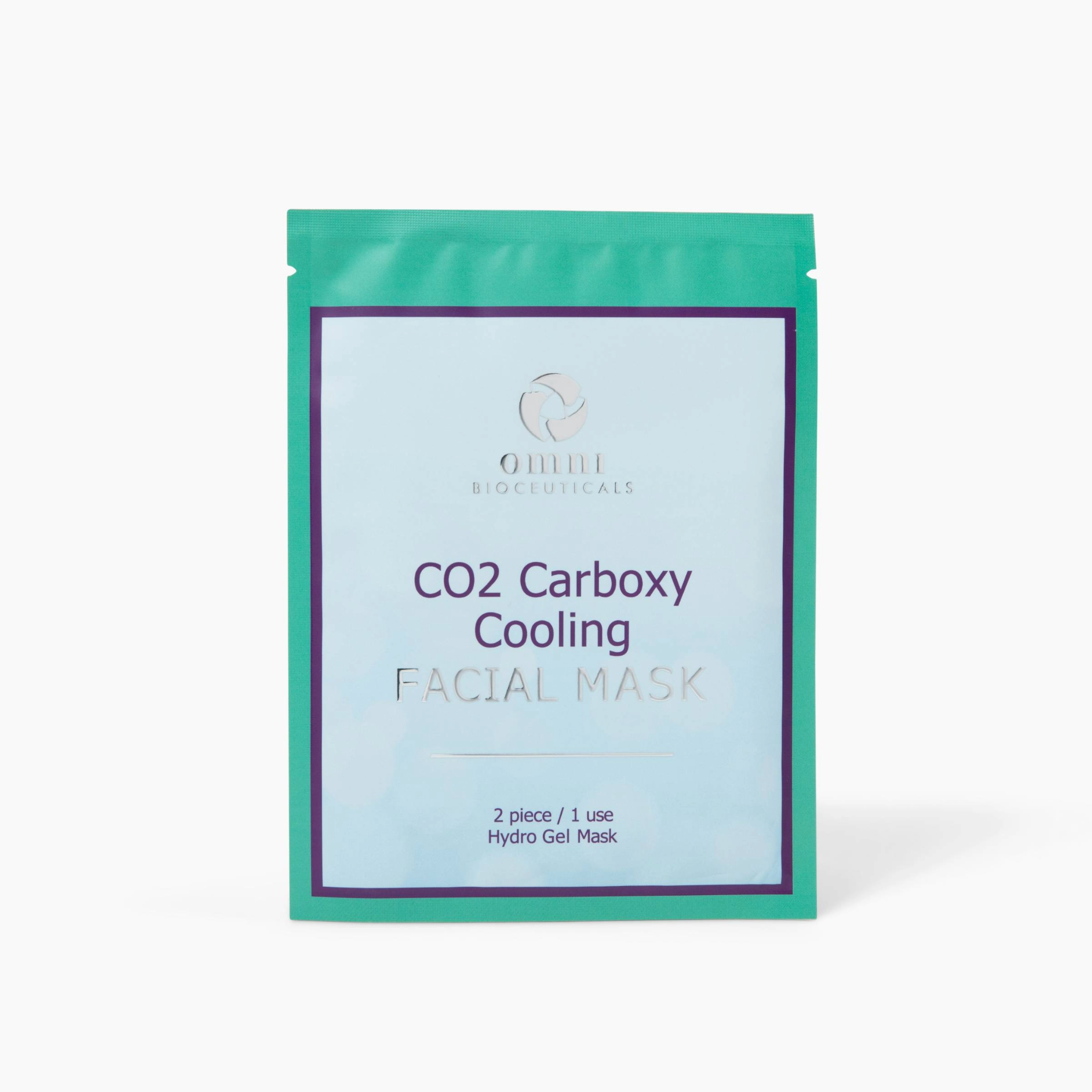 CO2 Caroxy Cooling Facial Mask packaging on a white background