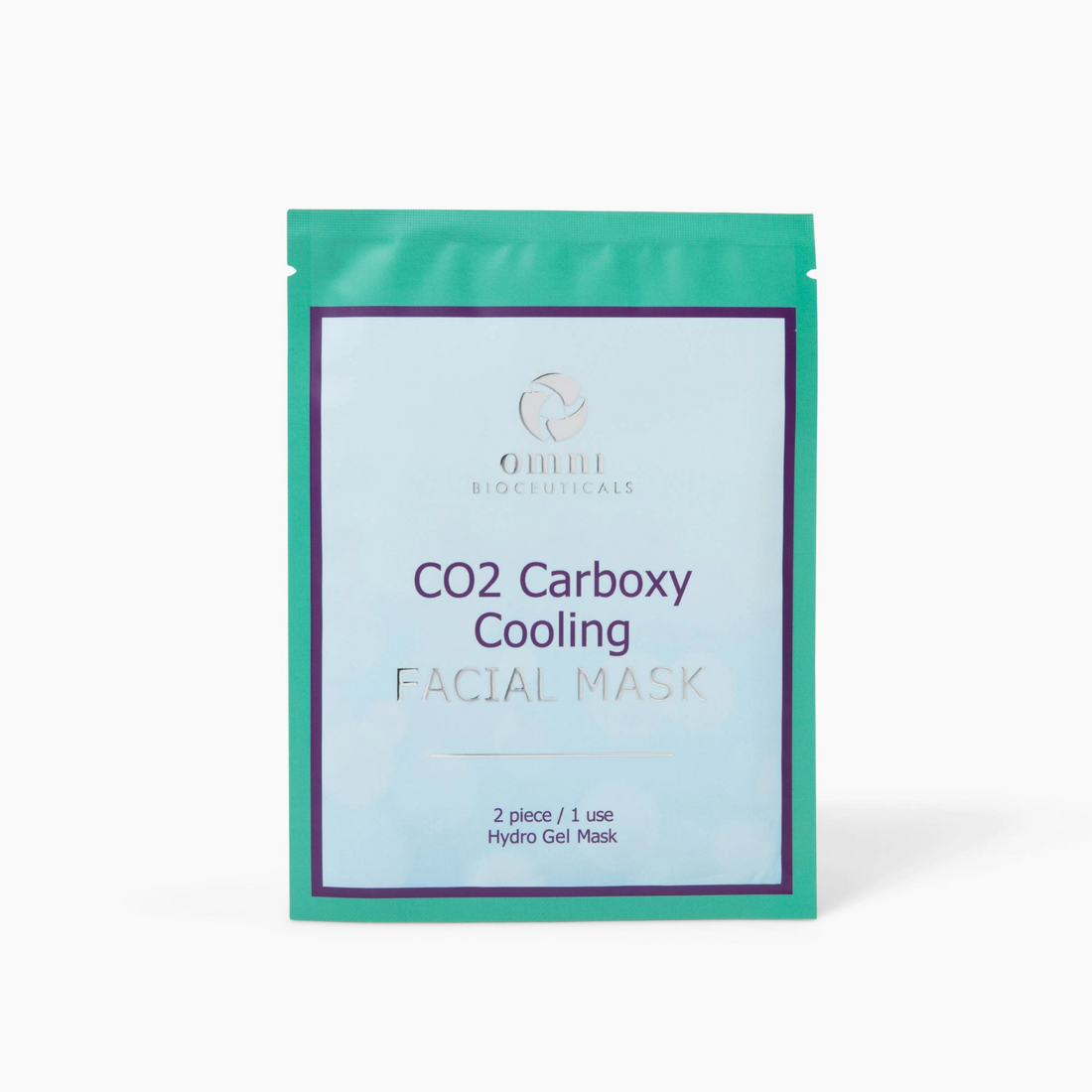 CO2 Caroxy Cooling Facial Mask packaging on a white background